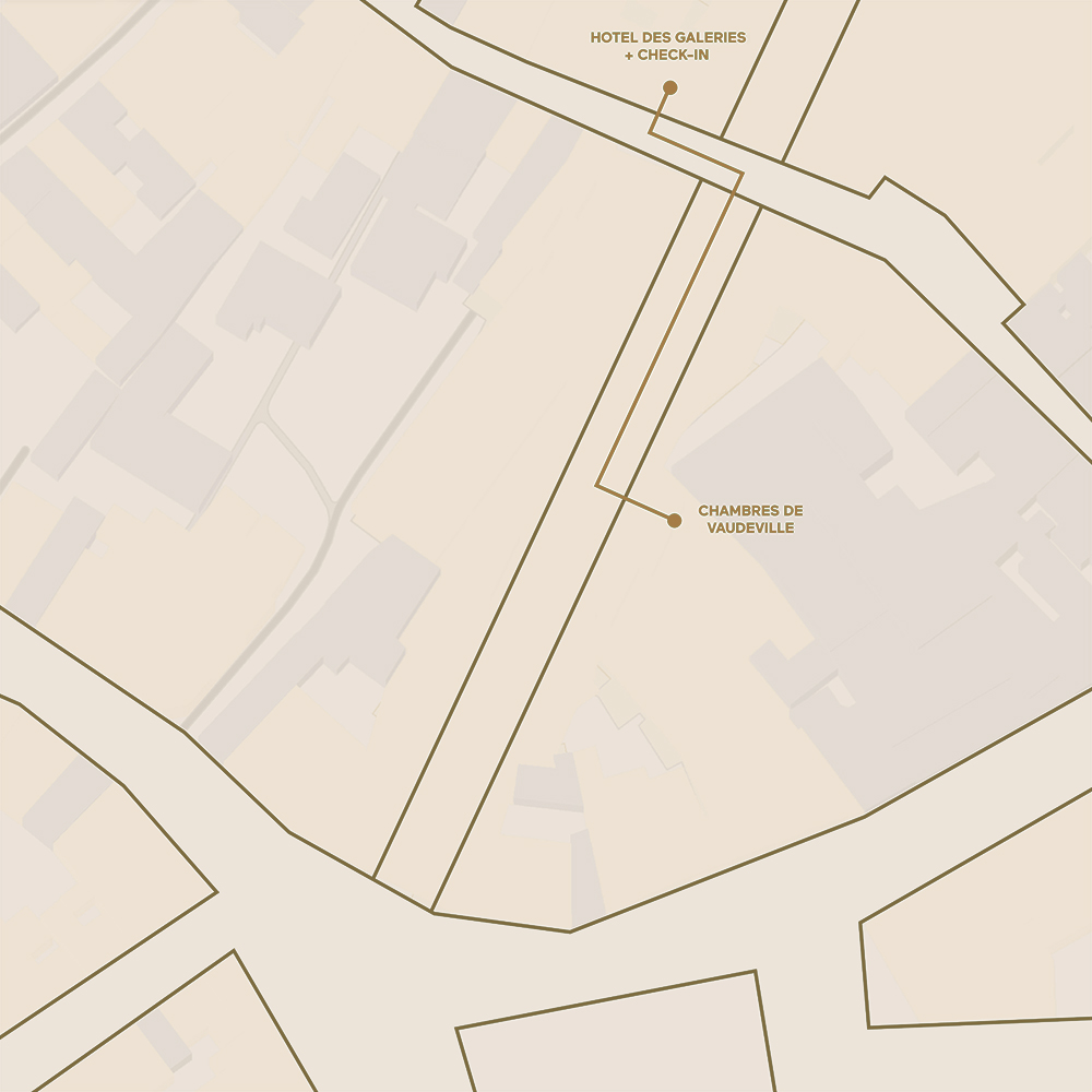 Plan accès Théâtre du Vaudeville rooms Brussels contact